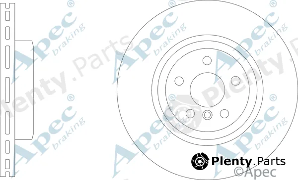 Apec DSK3319 — Brake Disc Apec