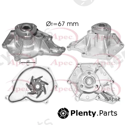 Apec AWP1039 — Water Pump, engine cooling Apec