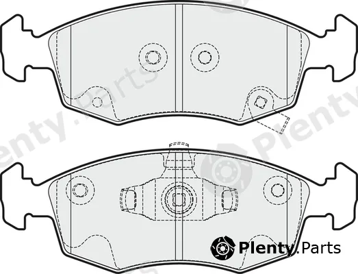 Apec PD3288 — Brake Pad Set, disc brake Apec Blue