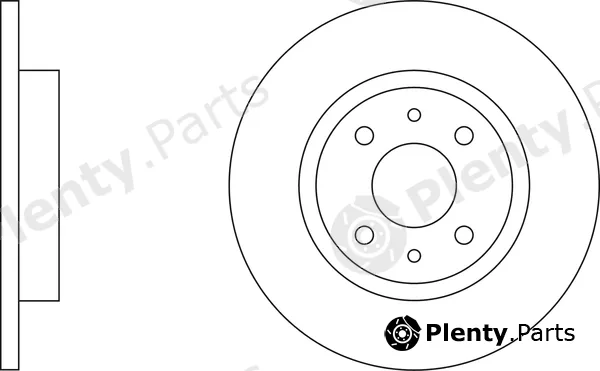 Apec SDK6216 — Brake Disc Apec Blue