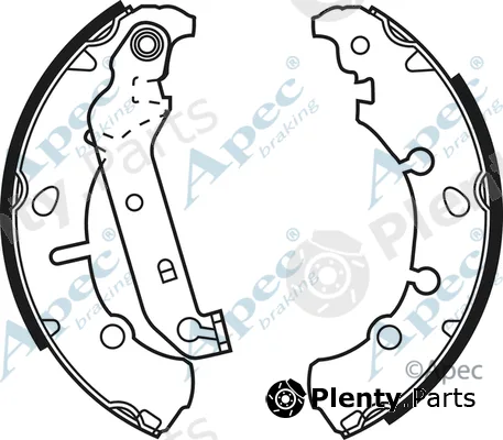 Apec SHU635 — Brake Shoe Set Apec