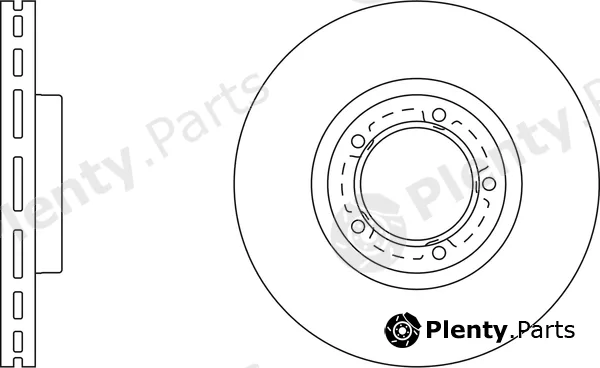 Apec SDK6212 — Brake Disc Apec Blue