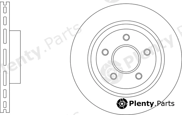 Apec SDK6850 — Brake Disc Apec Blue