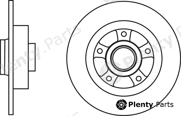 Apec SDK6655 — Brake Disc Apec Blue