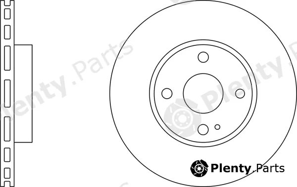 Apec SDK6938 — Brake Disc Apec Blue