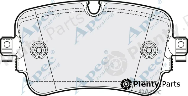 Apec PAD2094 — Brake Pad Set, disc brake Apec