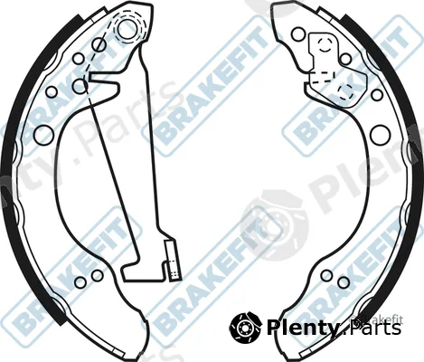 Apec BSH1004 — Brake Shoe Set Brake Fit