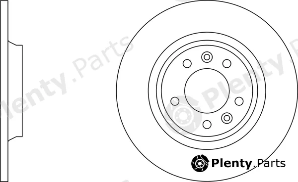 Apec SDK6164 — Brake Disc Apec Blue