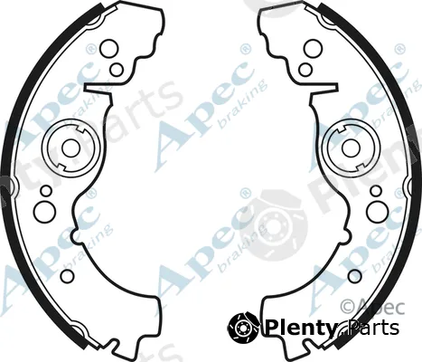 Apec SHU104 — Brake Shoe Set Apec