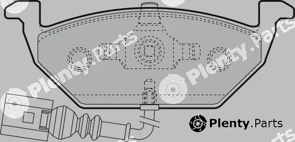 Apec PD3031 — Brake Pad Set, disc brake Apec Blue