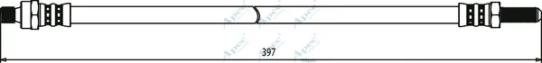 Apec HOS3489 — Brake Hose Apec