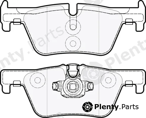 Apec PD3286 — Brake Pad Set, disc brake Apec Blue