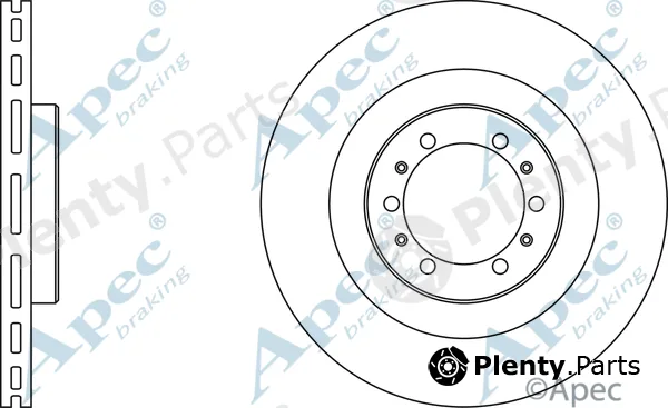 Apec DSK2109 — Brake Disc Apec
