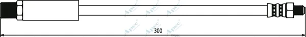 Apec HOS3032 — Brake Hose Apec