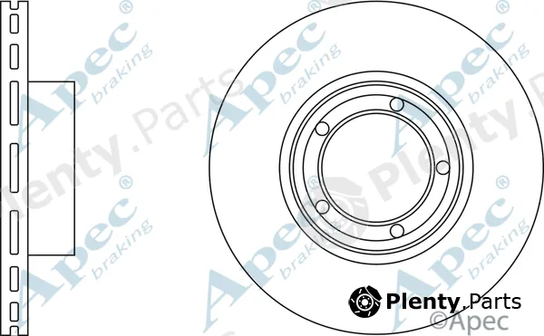 Apec DSK766 — Brake Disc Apec