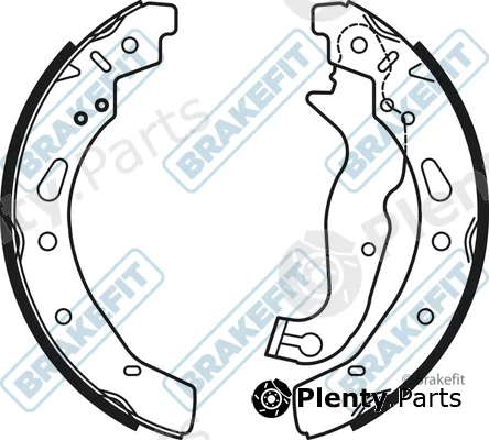 Apec BSH1086 — Brake Shoe Set Brake Fit