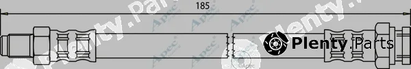 Apec HOS3346 — Brake Hose Apec