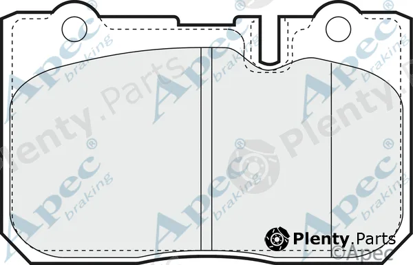 Apec PAD1049 — Brake Pad Set, disc brake Apec