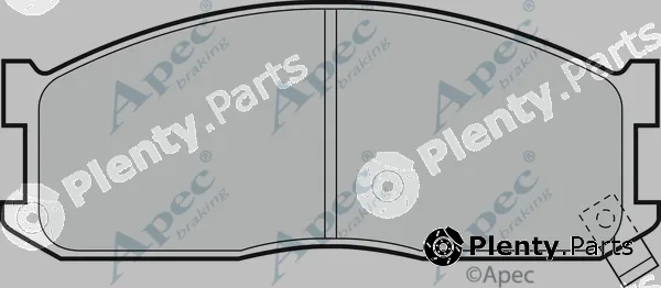 Apec PAD534 — Brake Pad Set, disc brake Apec