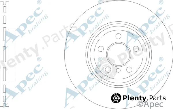 Apec DSK3324 — Brake Disc Apec
