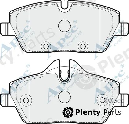 Apec PAD1758 — Brake Pad Set, disc brake Apec