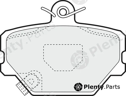 Apec PD3174 — Brake Pad Set, disc brake Apec Blue