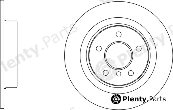 Apec SDK6813 — Brake Disc Apec Blue