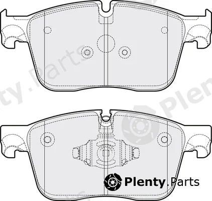 Apec PD3783 — Brake Pad Set, disc brake Apec Blue