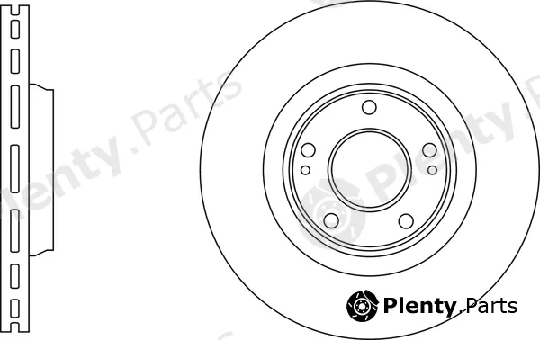 Apec SDK6858 — Brake Disc Apec Blue