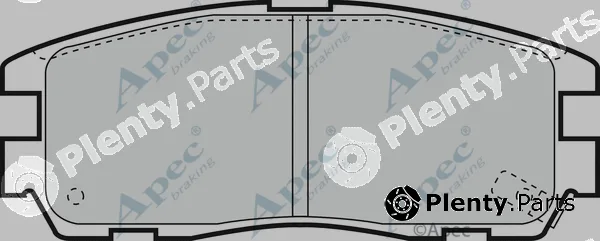 Apec PAD798 — Brake Pad Set, disc brake Apec