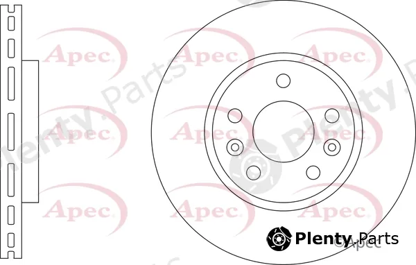 Apec DSK3853 — Brake Disc Apec
