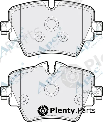 Apec PAD2050 — Brake Pad Set, disc brake Apec