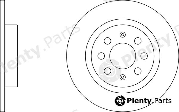 Apec SDK6452 — Brake Disc Apec Blue