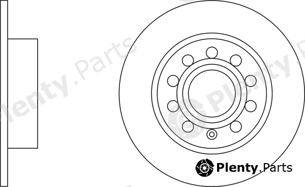 Apec SDK6087 — Brake Disc Apec Blue