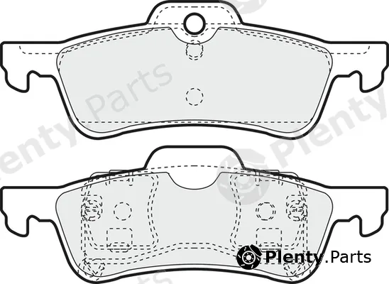 Apec PD3065 — Brake Pad Set, disc brake Apec Blue