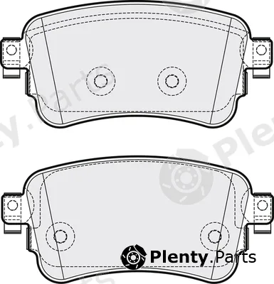 Apec PD3796 — Brake Pad Set, disc brake Apec Blue