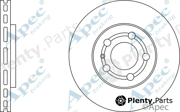 Apec DSK750 — Brake Disc Apec