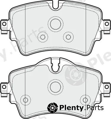 Apec PD3759 — Brake Pad Set, disc brake Apec Blue