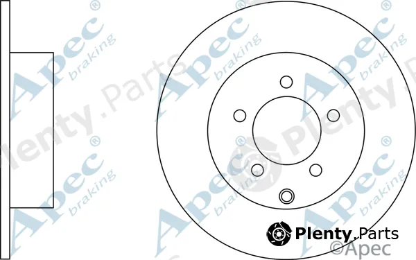 Apec DSK2639 — Brake Disc Apec