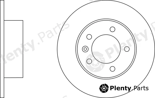 Apec SDK6208 — Brake Disc Apec Blue