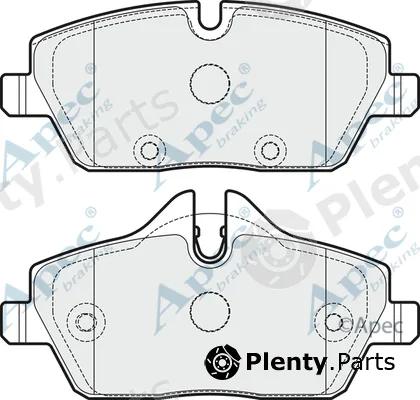 Apec PAD2014 — Brake Pad Set, disc brake Apec