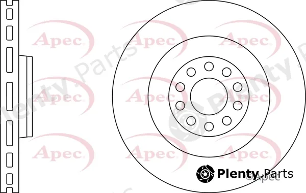 Apec DSK3746 — Brake Disc Apec