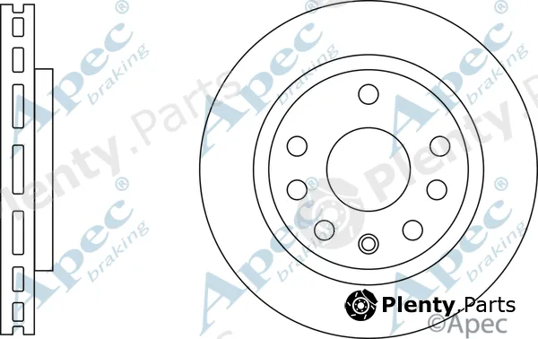 Apec DSK3157 — Brake Disc Apec