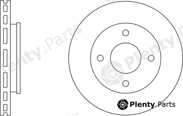 Apec SDK6143 — Brake Disc Apec Blue