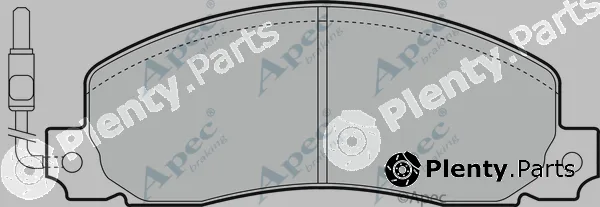 Apec PAD489 — Brake Pad Set, disc brake Apec
