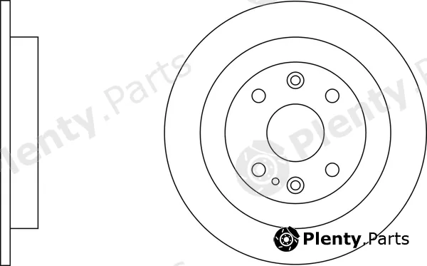 Apec SDK6215 — Brake Disc Apec Blue