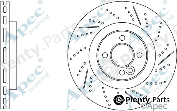 Apec DSK3189 — Brake Disc Apec