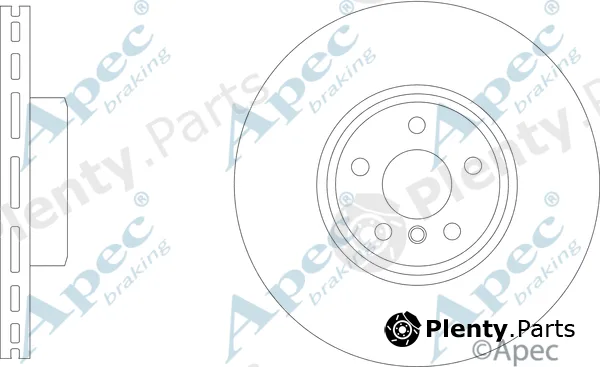 Apec DSK3325 — Brake Disc Apec