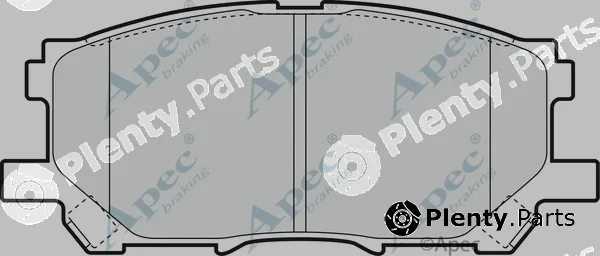 Apec PAD1338 — Brake Pad Set, disc brake Apec