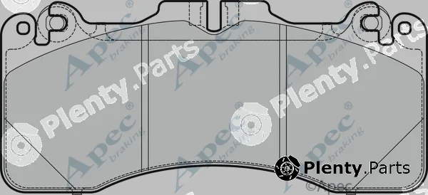 Apec PAD1766 — Brake Pad Set, disc brake Apec